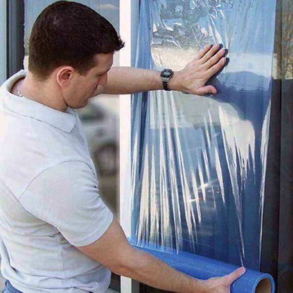 Как покрасить окна не испачкав стекла