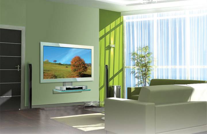 Современная стенка под телевизор консоль для тв - dekor-dizajn.ru