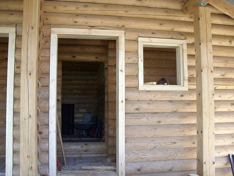 Как заделать дверной проем в деревянном доме? - ремонт