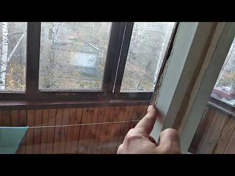Чем заделать щели в деревянных окнах?