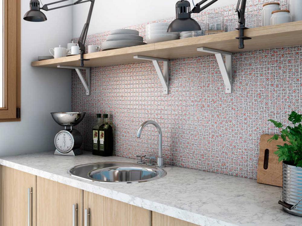Мозаика — плитка для кухни на фартук. Выбираем, сравниваем