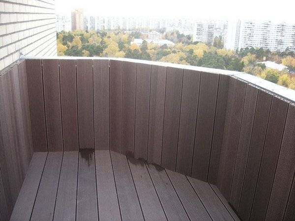 Террасная доска на балконе - особенности применения, плюсы и минусы