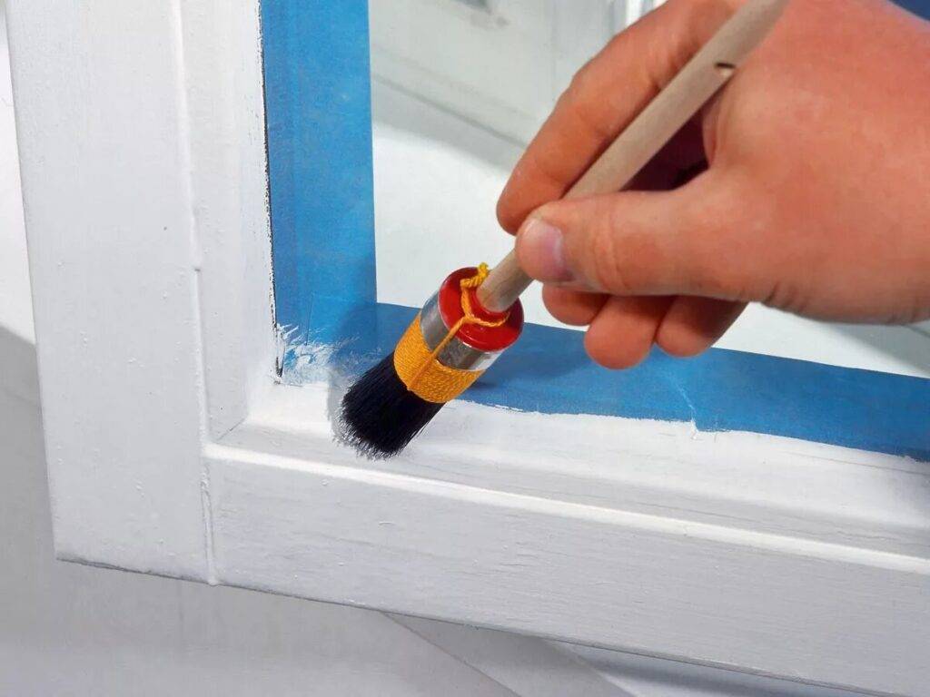 Покрасить пластиковое окно: краска и инструменты, покраска