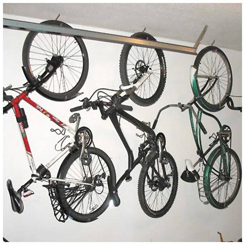 Выбираем крепление велосипеда к потолку: кронштейн или блок?