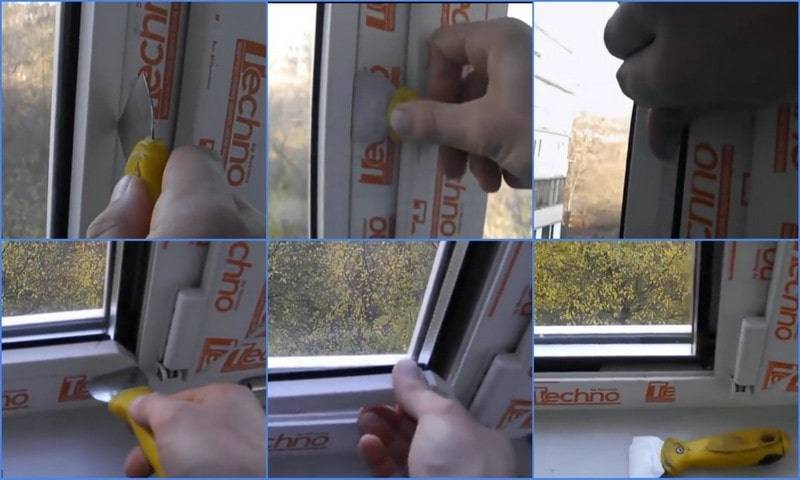 Как разобрать пластиковое окно