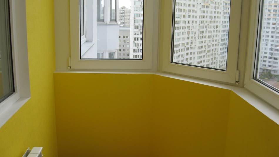 Чем покрасить стены на балконе внутри - строительный журнал