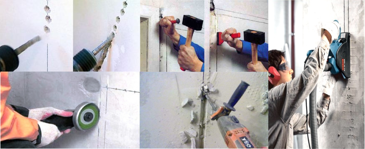 Четыре способа, как штробить стены под электрическую проводку
