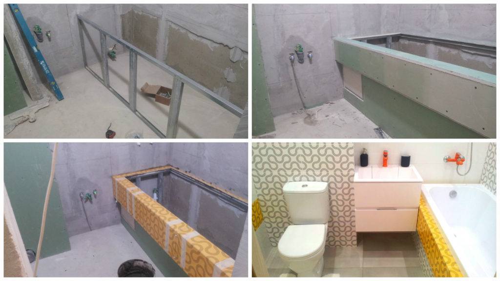 Гипсокартон в ванной комнате - как обшить и отделать помещение с ипользованием влагостойких листов