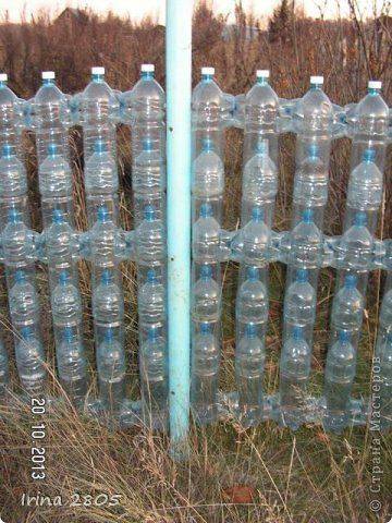Как сделать забор из пластиковых бутылок своими руками: инструкция с фото и видео