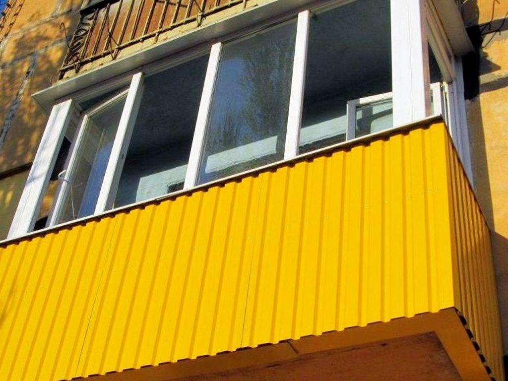 Как обшить балкон металлопрофилем снаружи - строительный журнал
