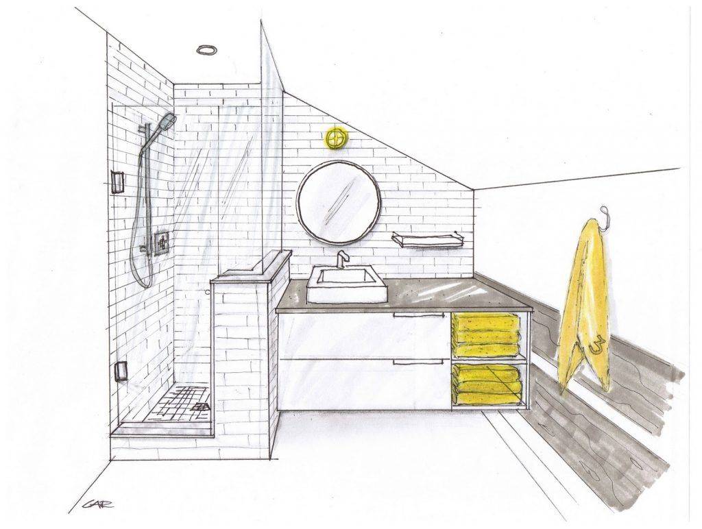 Схемы планировки в ванной комнате