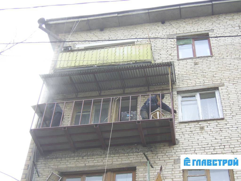 Укрепление балконной плиты