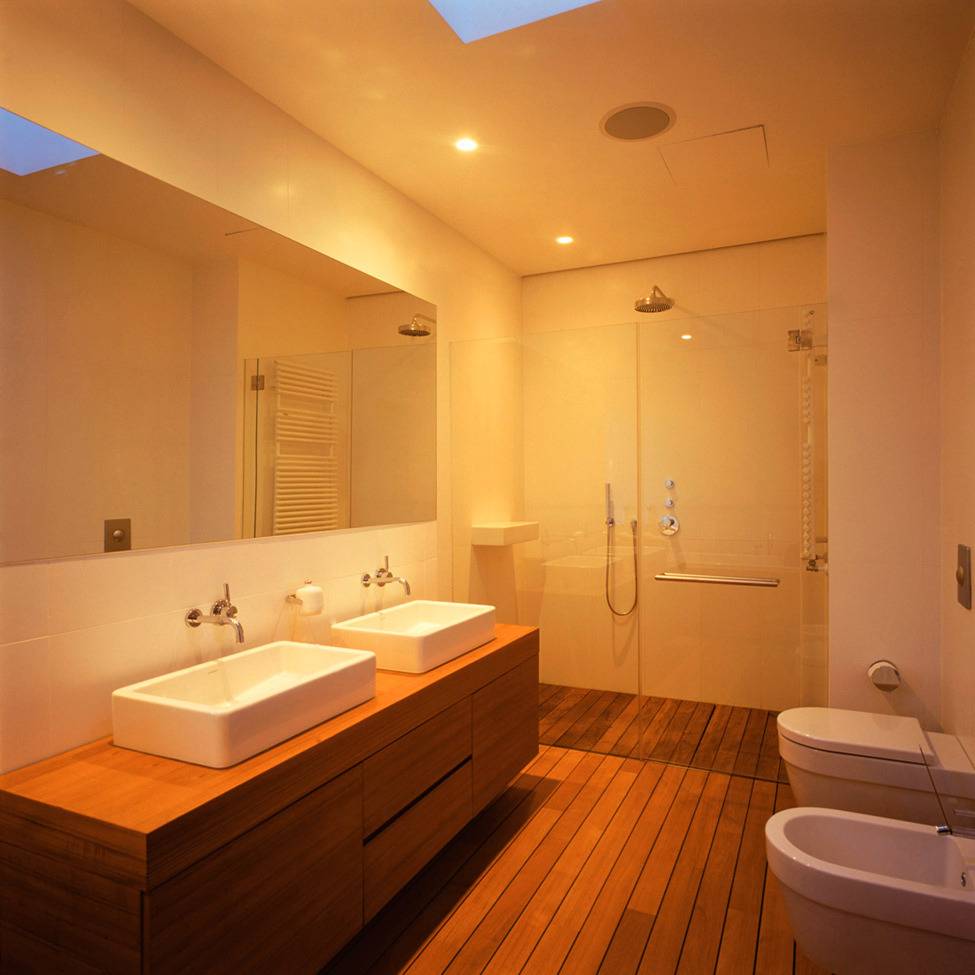 Освещение в ванной комнате, особенности и варианты
