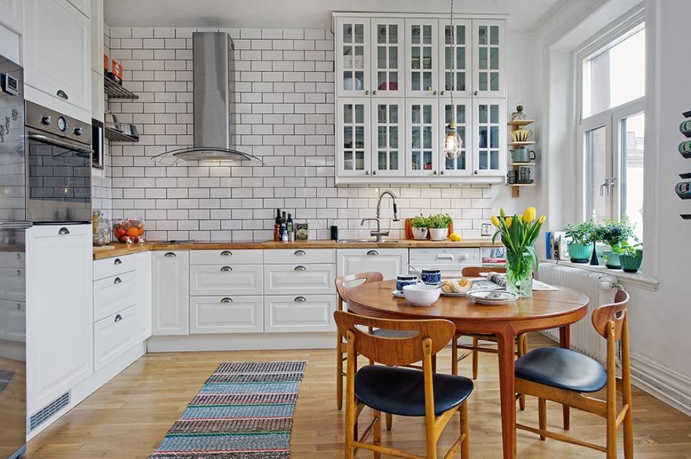 8 секретов скандинавской уютной кухни 2021 — 100 фото