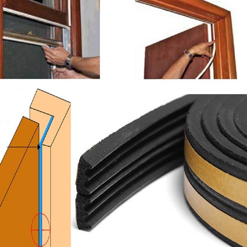 Уплотнитель для металлической двери: как выбрать самоклеющися резиновую фурнитуру