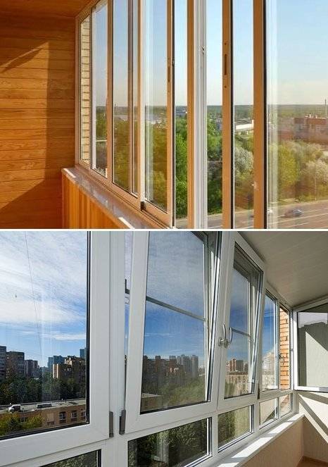 Как лучше застеклить балкон — пластиком, алюминием, деревом?