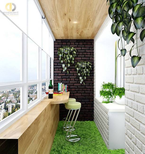 Современный дизайн балкона 2021 года