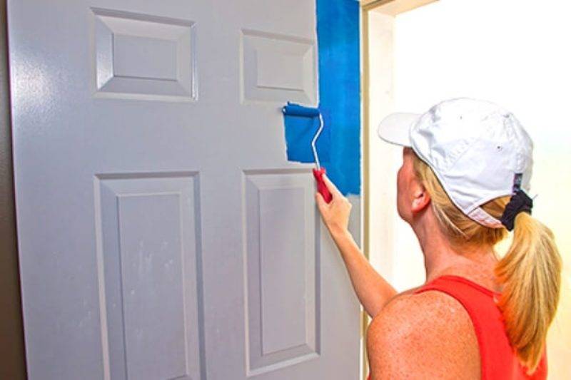 Как покрасить двери межкомнатные из двп