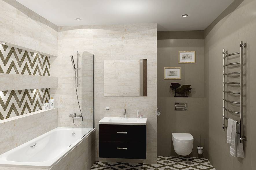 Раскладка плитки в ванной - 130 фото красивого дизайна и лучших вариантов укладки плитки