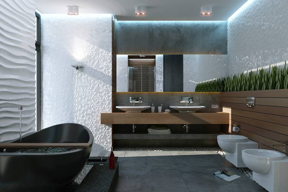 Ванная в стиле хай-тек: отличительные черты, как грамотно оформить комнату - 5 лучших идей, как подобрать мебель для интерьера, примеры готового дизайна на фото