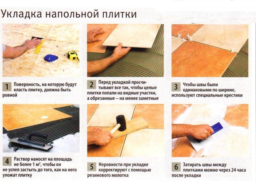 Как наносить клей для укладки плитки | мастремонт.ру