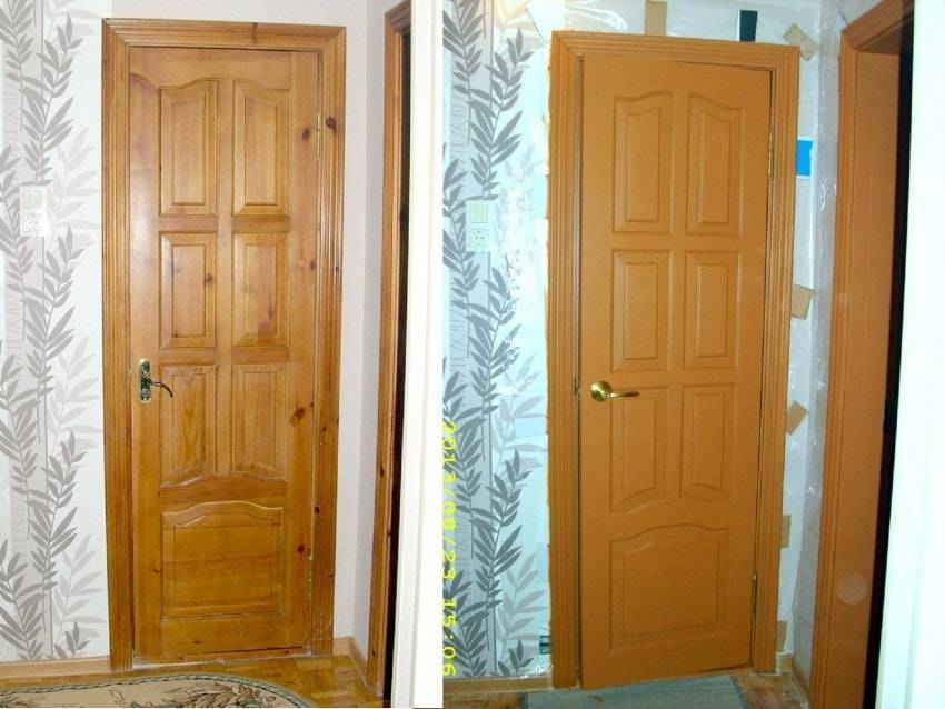 Покраска деревянных дверей: как и чем красить в домашних условиях
