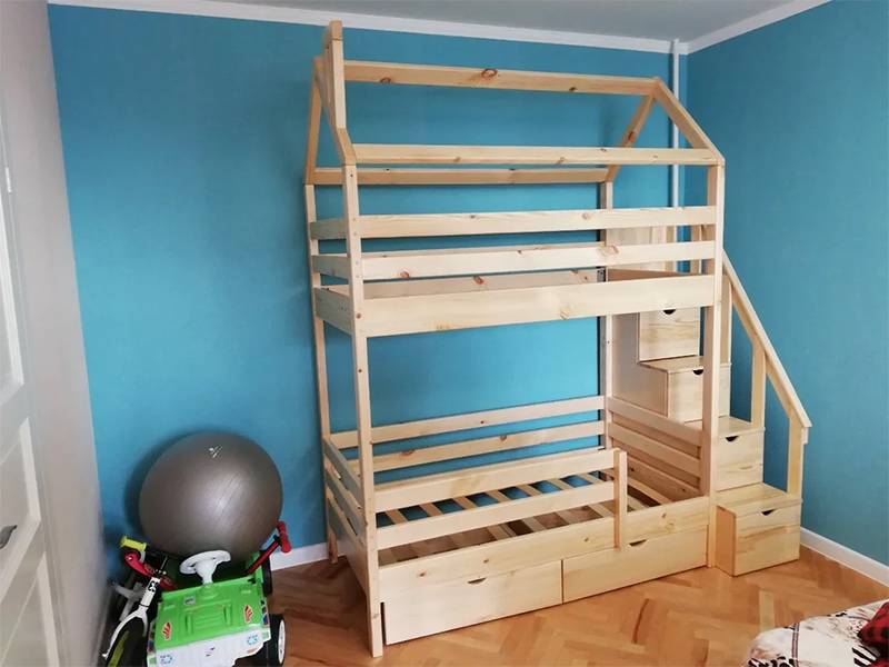 Как сделать двухъярусную кровать своими руками - делай-шкаф.ру