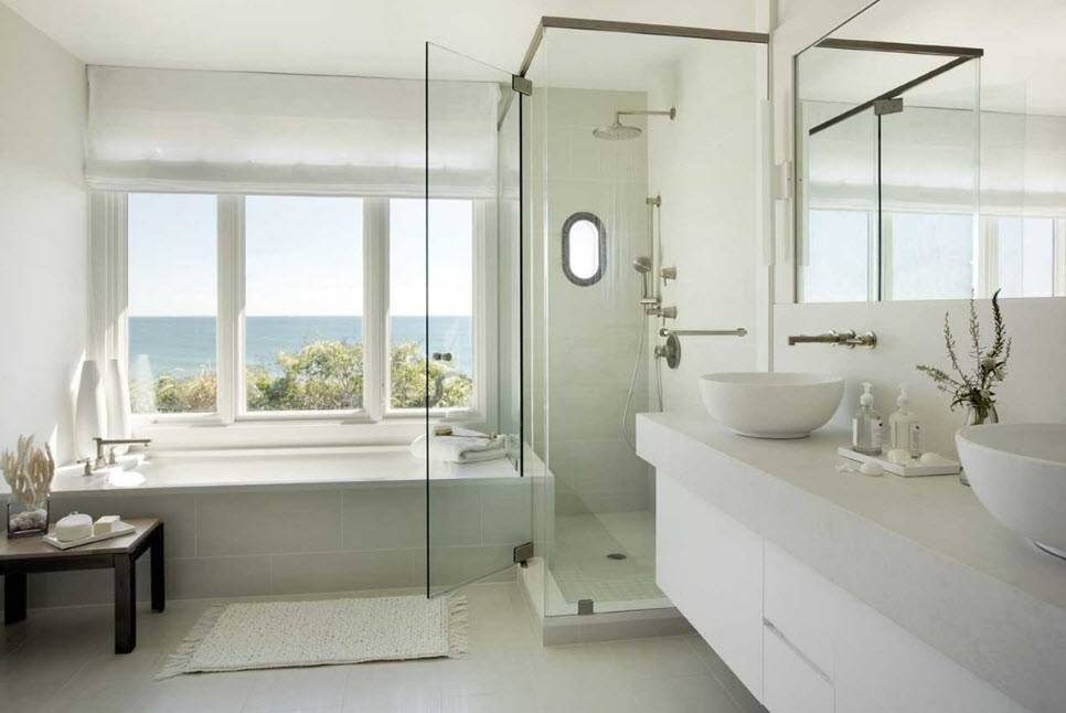 Окно в ванной комнате - особенности планировки, плюсы и минусы