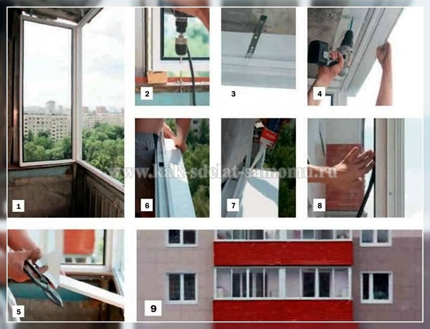 Подоконник на балконе – 3 способа самостоятельной установки конструкции