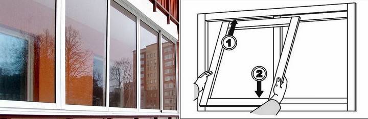 Как снять окна на балконе — советы и рекомендации