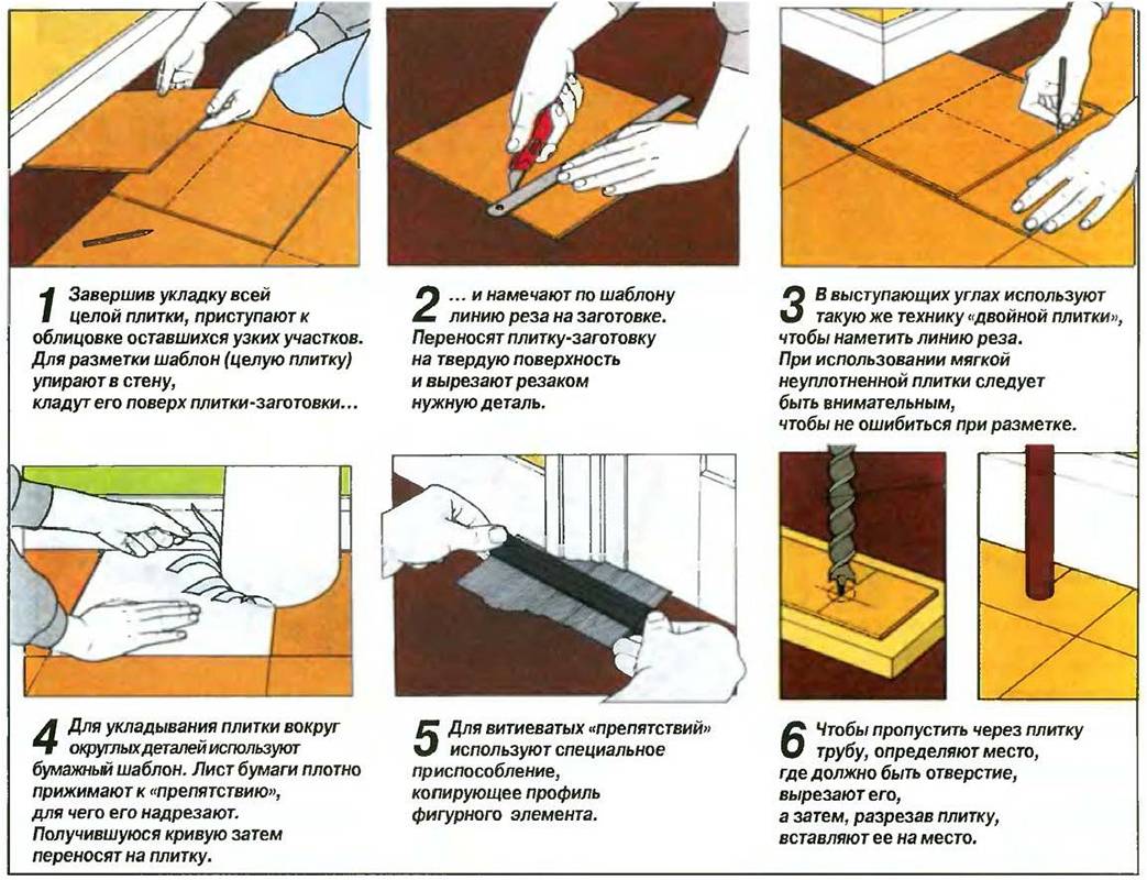 Технология укладки плитки на пол и стены в ванной и туалете своими руками: видео и пошаговая инструкция