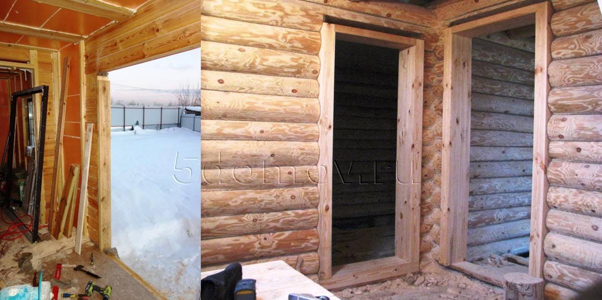 Как правильно поставить дверь в деревянном доме - ремонт и стройка