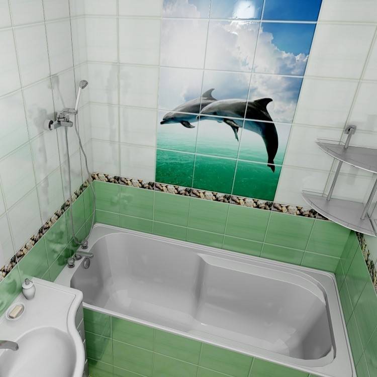 Отделка ванной пластиковыми панелями