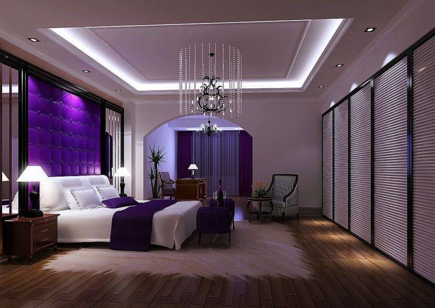Фиолетовая гостиная - 77 фото оригинальных дизайнерских решения сочетания в интерьере