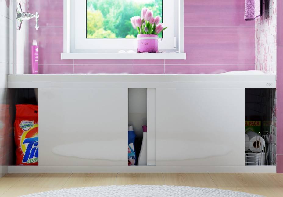 Раздвижной экран для ванной: виды, различия в конструкции, механизме и материале