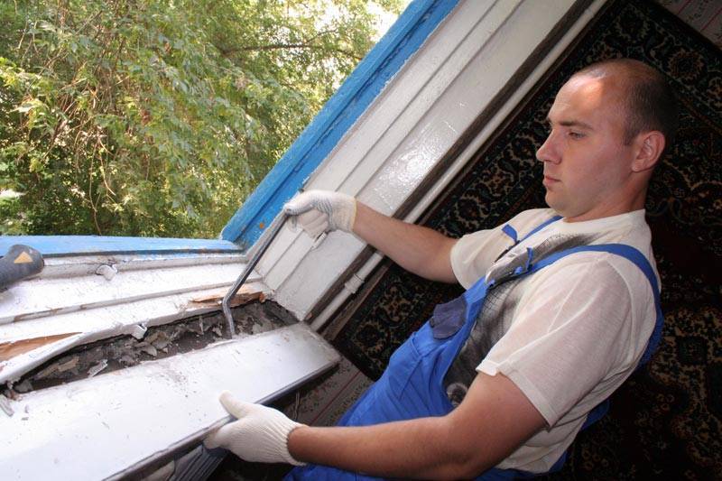 Как демонтировать пластиковое окно: описание и видео демонтажа старых окон пвх
