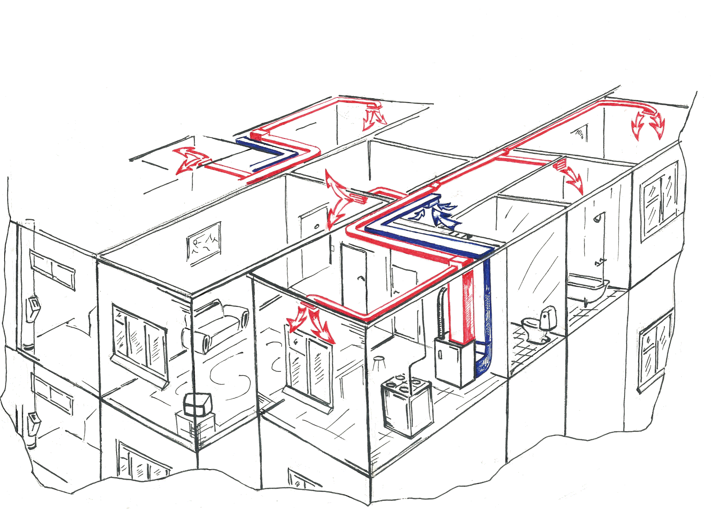 Центральное отопление многоквартирного дома: устройство и принципы