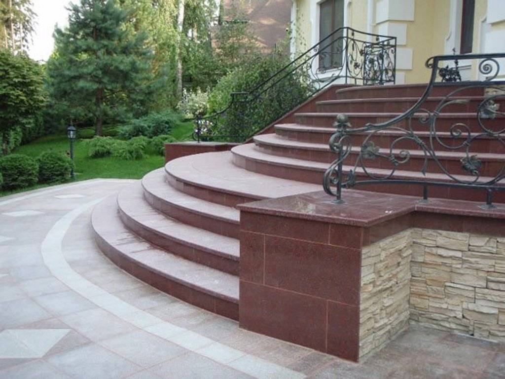 Ремонт гранитной лестницы своими руками