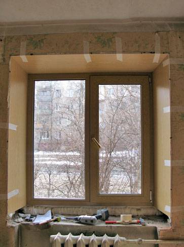 Инструкция по монтажу деревянных откосов на окна и двери