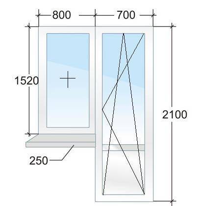 Размеры двери с окном должны быть точными, а процесс понятным