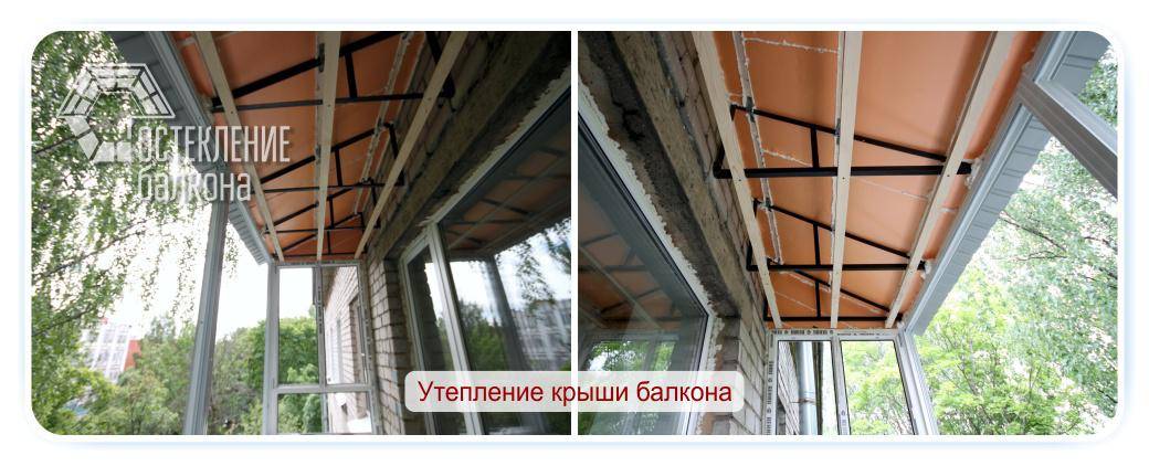 Как утеплить потолок на балконе: видео инструкция