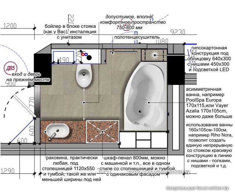 Примеры планировки совмещенного санузла, фото дизайна интерьеров маленьких и больших санузлов, советы по выбору проекта для объединения туалета с ванной – ремонт своими руками на m-stone.ru