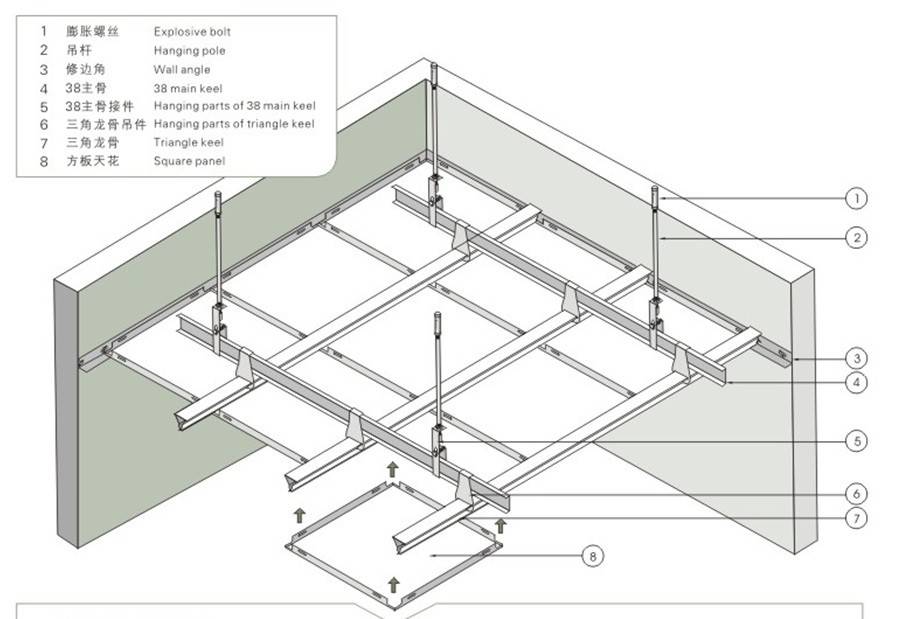 Потолок армстронг - видео монтаж конструкции и нюансы процесса