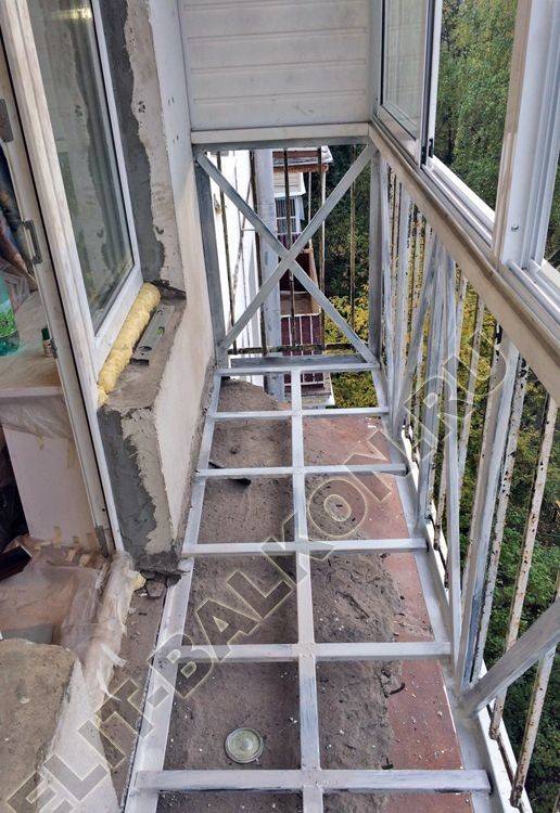 Как сделать самому укрепление и ремонт балкона