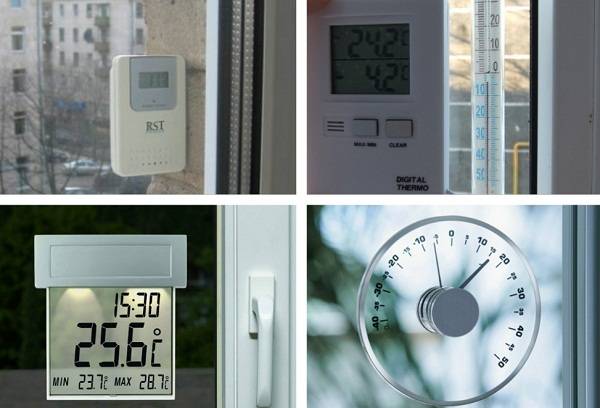 Как прикрепить уличный термометр к пластиковому окну?