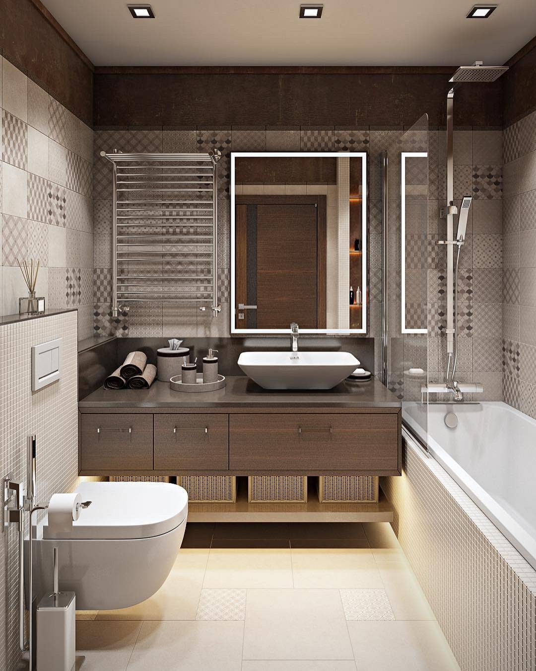 Дизайн ванной комнаты: современные идеи, фото 2020 года
