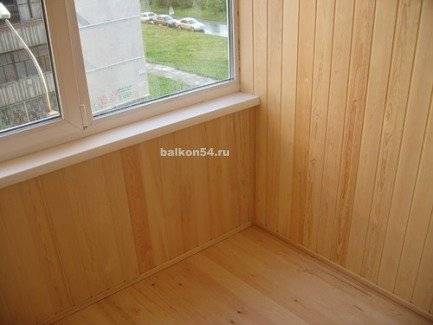 Внутренняя отделка балкона блок хаусом - ремонт и стройка