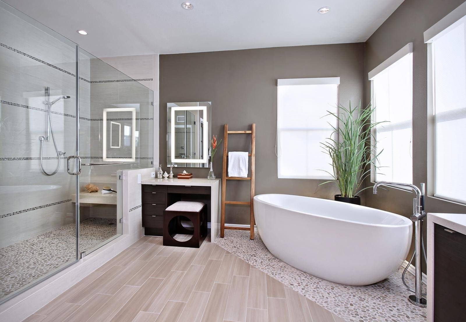 Современный дизайн ванной комнаты - фото и комментарии