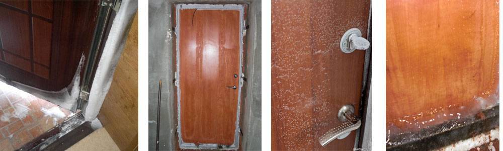 Особенности утепления входной металлической двери: как и чем утеплять железные двери