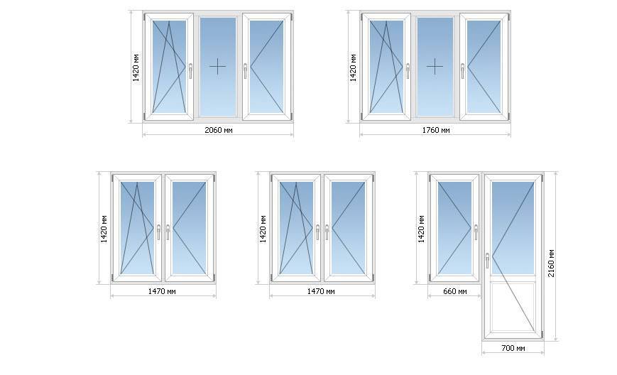 Размеры окна в панельном доме